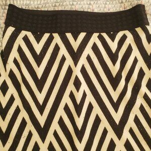 Maeve Geometric Maxi skirt